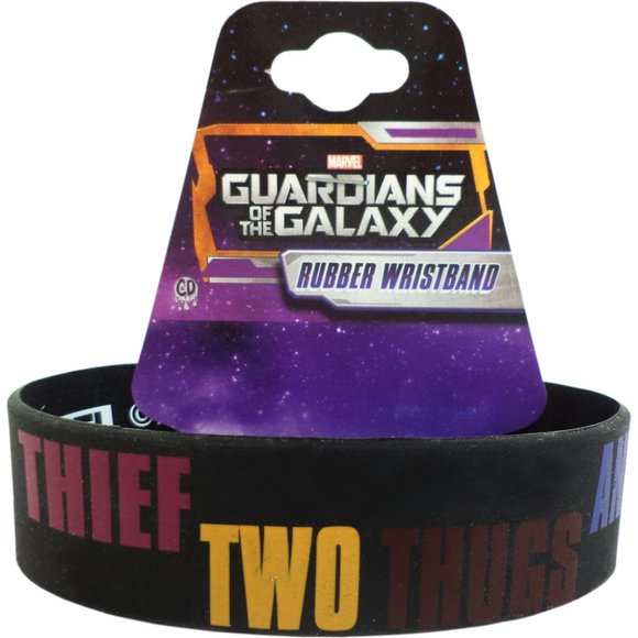 Guardians Of The Galaxy: "This May Not Be The Best Idea" Rubber Wristband - Picture 1 of 2